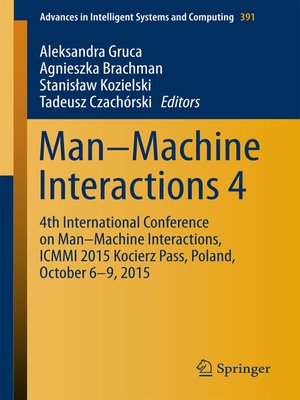 cover image of Man–Machine Interactions 4